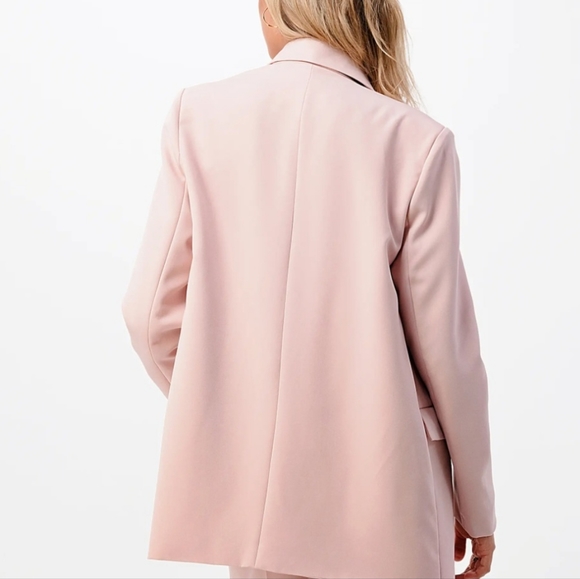 #12 FINAL SALE 🛑S,L HOTTEST ICONIC OVERSIZED DOUBLE BREASTED BLAZER - Picture 10 of 11